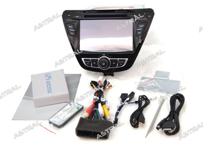 Mobil Radio Hyundai DVD Player Elantra 2014 Sistem GPS Navigasi Android dengan RDS DVR