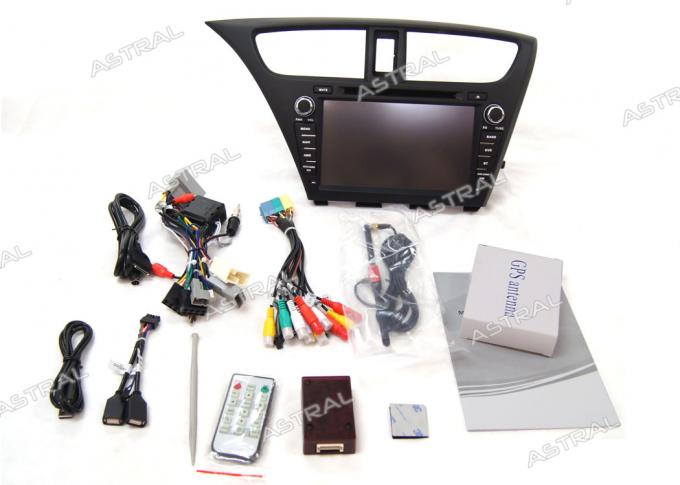 Honda 2014 Civic Hatch Back Sistem Navigasi Android DVD 3G Wifi Spion Camera Input