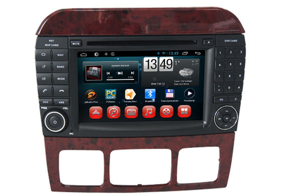Cina 7 Inch Android Navigation Systems For Cars With Radio Benz S - Class pemasok