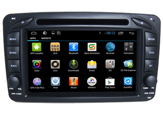 Cina 2 Din Car Radio Player Mercedes GPS Search Navigation Benz W209 pemasok