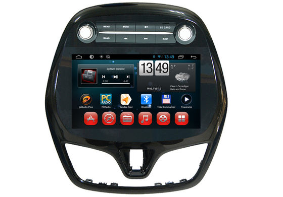 Cina Android Car Dvd Players Spark Chevrolet GPS Navigation Quad Core 16G ROM pemasok
