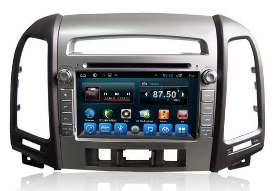 Cina Android Car GPS Glonass Navigation Hyundai DVD Player Santa Fe 2010-2012 High level pemasok