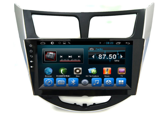 Cina Android 2 Din Radio System GPS Auto Navigation Verna Accent Solaris Car Video Audio Player pemasok