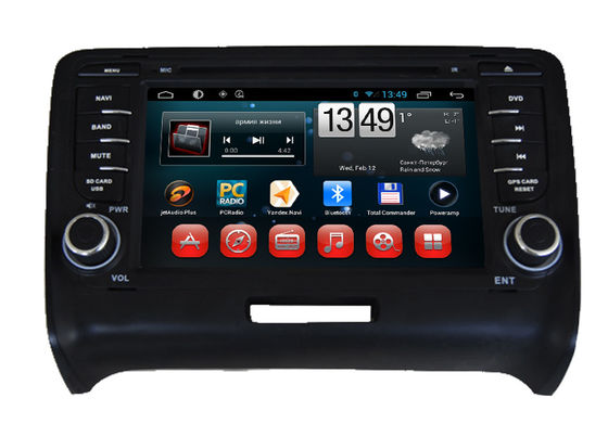 Cina Audi TT Auto Radio 7 Inch In Dash Car Navigation Systems Android Quad Core pemasok