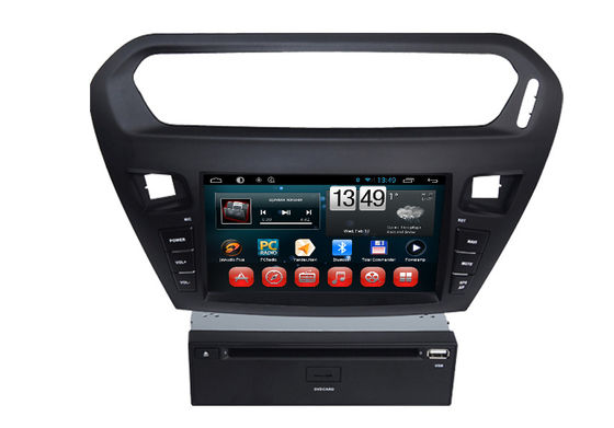 Cina Quad core PEUGEOT Navigation System With 8.0 Inch Touch Screen / Auto Rear Viewing pemasok