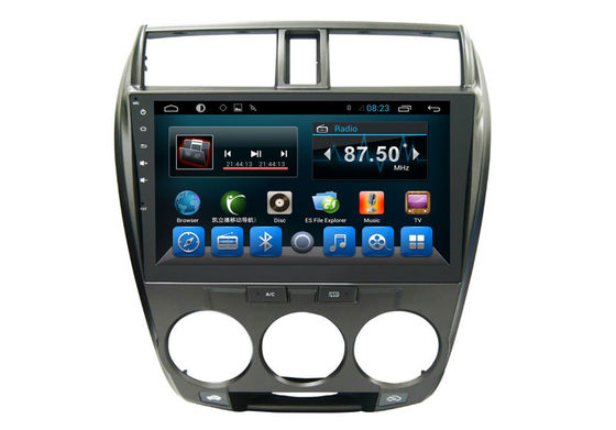 Cina Double Din Honda Navigation System , Multimedia Car Stereo 3G Wifi City 2008-2013 pemasok