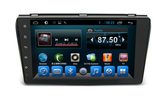 Cina Android 6.0 Double Din Navigation Bluetooth , Multimedia Car Navigation System Mazda 3 2004-2009 pemasok