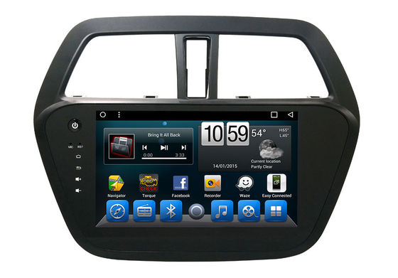 Cina Android 7.1 Car Dvd Player Suzuki Navigator Bluetooth Radio Suzuki Scross 2014 pemasok