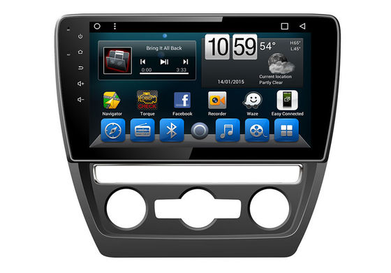 Cina Vw GPS Auto Navigation Systems Touchscreen Car DVD Volkswagen Sagitar 2015-2017 pemasok