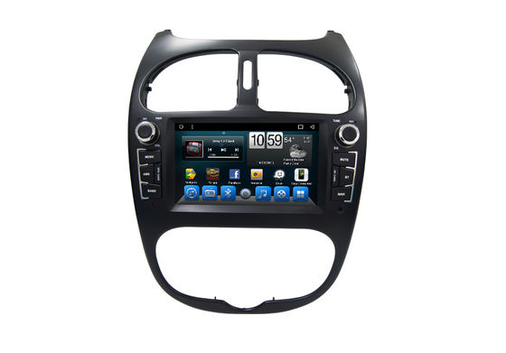 Cina Android Car FM AM Radio Receiver Gps Navigation System for Peugeot 206 pemasok