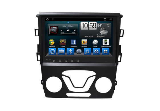 Cina Mirror Link Double Din Stereo With Navigation , Touch Screen Navigation Mondeo 2013- pemasok