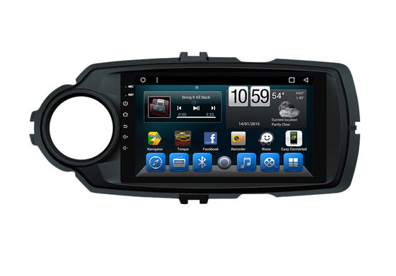 Cina 2 Din DVD / Radio Toyota GPS Navigasi Yaris Android 8.0 Sistem 8 Inch pemasok