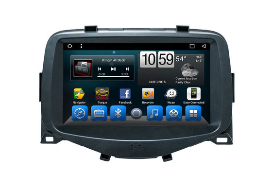 Cina Sistem Navigasi Mobil Multimedia, Android 8.1 Radio Head Unit Untuk Toyota Aygo pemasok