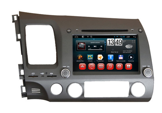 Cina WIFI Civic Sisi Kiri Honda Sistem Navigasi Android OS Pemutar DVD dual Zona BT TV iPod 3G pemasok