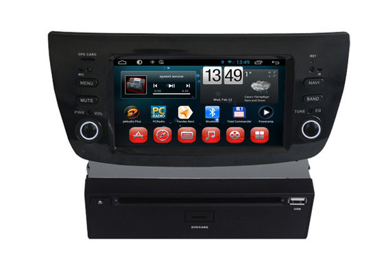 Cina TV iPod 3G WIFI HD FIAT Sistem Navigasi Android Car DVD Player untuk Fiat Doblo pemasok