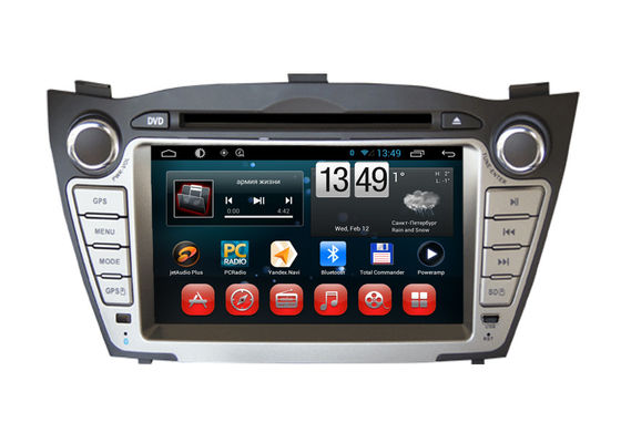 Cina IX35 Tucson Hyundai DVD Player Android GPS Navigasi Spion Kamera Masukan Bluetooth pemasok