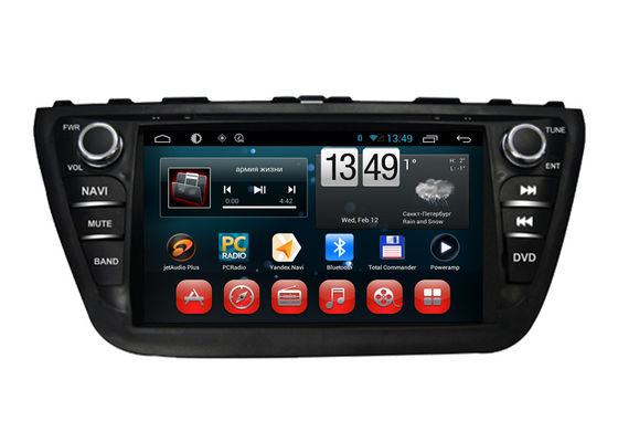 Cina Android 4.1 HD GPS SUZUKI Navigator DVR sistem navigasi mobil untuk Suzuki 2014 SX4 pemasok