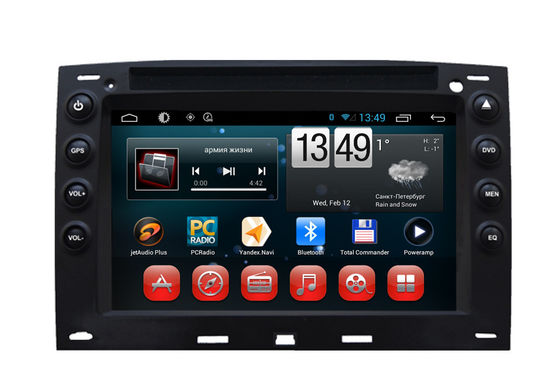Cina Renault Megane Mobil GPS navigasi sistem Android OS pemutar DVD AM FM Tuner USB pemasok