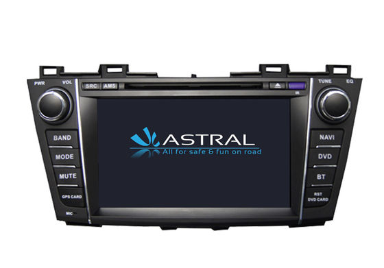 Cina Kamera Masukan 1080P Central Multimidia GPS / Mazda 5 Car DVD Player dengan ISDBT DVBT ATSC BT SWC pemasok