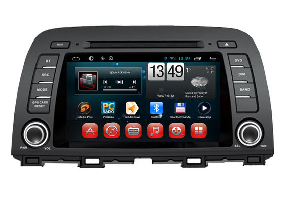 Cina Mazda 6 2014 / CX-5 Central Multimedia GPS Sat Nav Penerima Radio Layar Sentuh Bluetooth TV pemasok