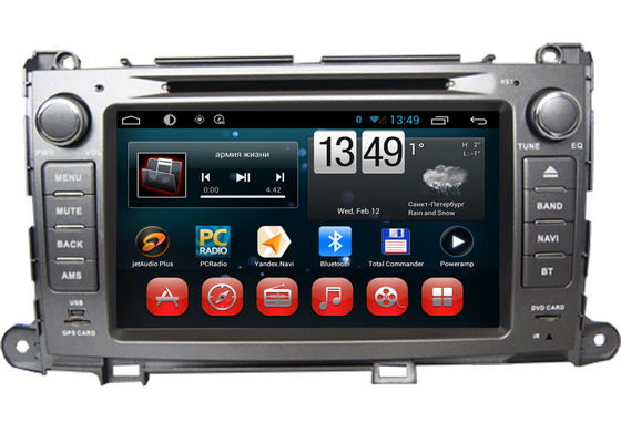 Cina Toyota GPS navigasi Sienna DVD Wifi 3G kamera TV Bluetooth SWC masukan pemasok