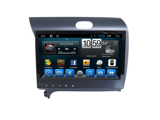 Cina Sat Nav 2 Din Car Stereo For KIA K3 With Navigation , Android Car Dvd Player pemasok
