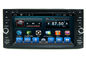 Black 2 Din Car Dvd Player GPS Navigation System For Toyota Universal pemasok