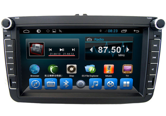 Cina Black Volkswagen Deckless 8 Inch Car GPS Navigation Android AST - 8087 pemasok