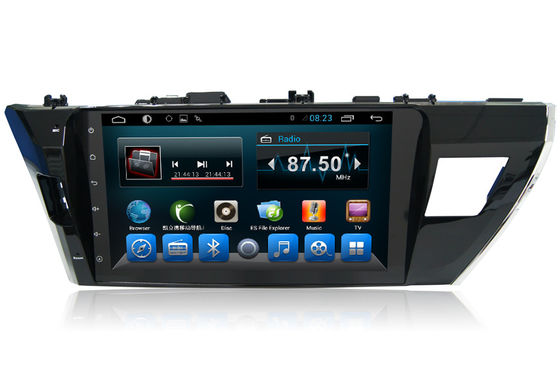 Cina 10 Inch TOYOTA GPS Navigation Car Central Multimedia Toyota Corolla 2014 Asia pemasok