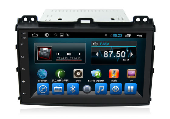 Cina Car Origial Radio System Toyota GPS Navigation Android 2 Din Prado 2008 pemasok