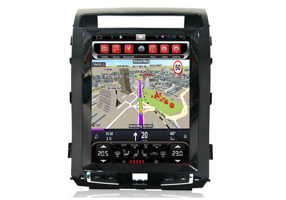 Cina Car Integrated Multimedia 12'' TOYOTA GPS Navigation with Android 6.0 System , ROHS listed pemasok