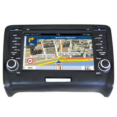 Cina Audi Car Dvd Player / Car Navigation Systems In Dash Receivers For TT 2006-2014 pemasok