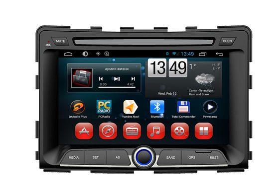 Cina Ssangyong Rodius Android Car GPS Navigation System DVD Player 1080P RDS Touch Panel pemasok
