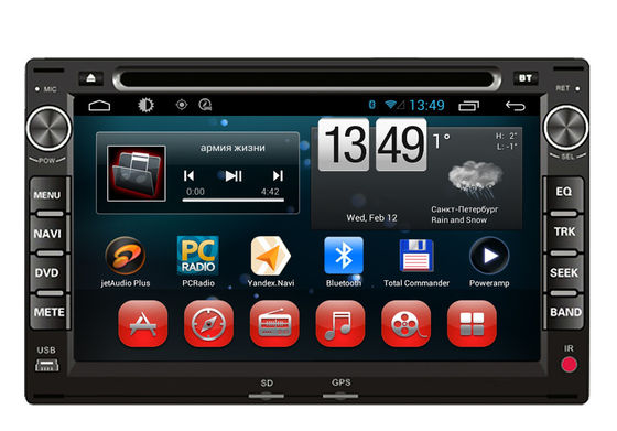 Cina Android 4.2 Fox Crossfox Passat B5 Volkswagen Sistem Navigasi GPS / DVD Player SWC BT pemasok