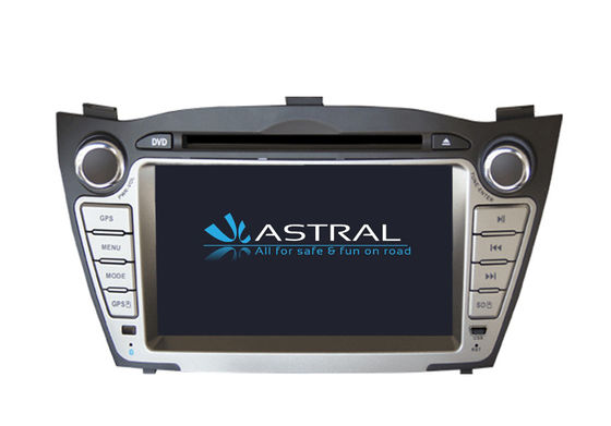 Cina Touch Screen HYUNDAI DVD player ix35 Tucson Navigasi GPS Radio TV BT Kontrol Steering Wheel pemasok