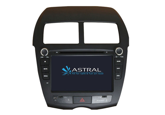 Cina Dalam dasbor penerima Mobil DVD MITSUBISHI ASX Montero Car Stereo dengan Kontrol Roda Kemudi pemasok