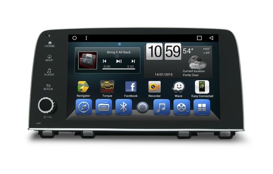 Cina 9-Inch Honda CRV 2017 Android Touchscreen Sistem Navigasi GPS Infotainment dengan Radio RDS Aux 4G SIM Carplay pemasok