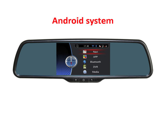 Cina 5 inch Rear view mirror monitor with DVR and GPS Navigation with Android os system pemasok